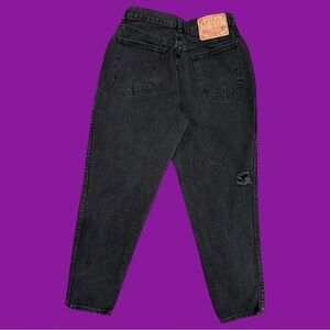 90s Gitano Black Tapered Jeans